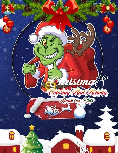 Christmas Coloring And Activity Book For Kids: 50 Christmas Coloring Pages for Kids cover